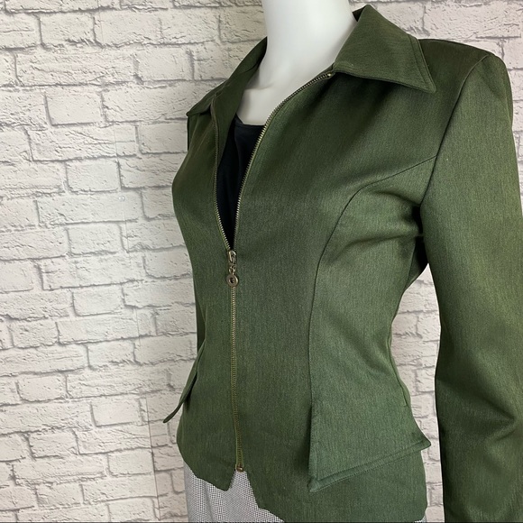 VTG Dark Green Jacket - Picture 3 of 10